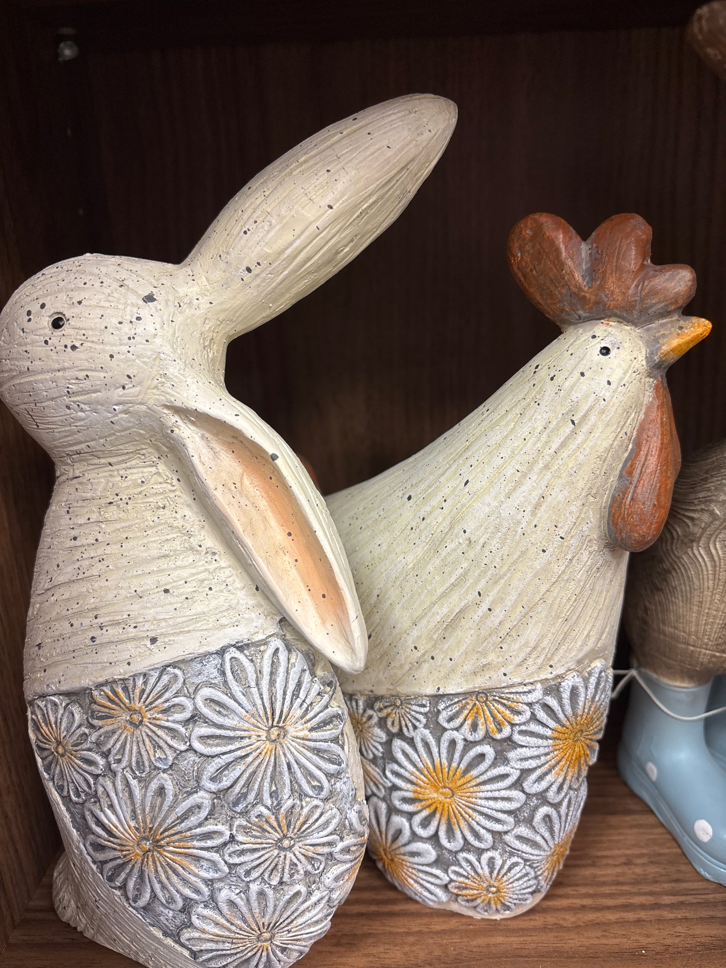 Country bunny & Hen