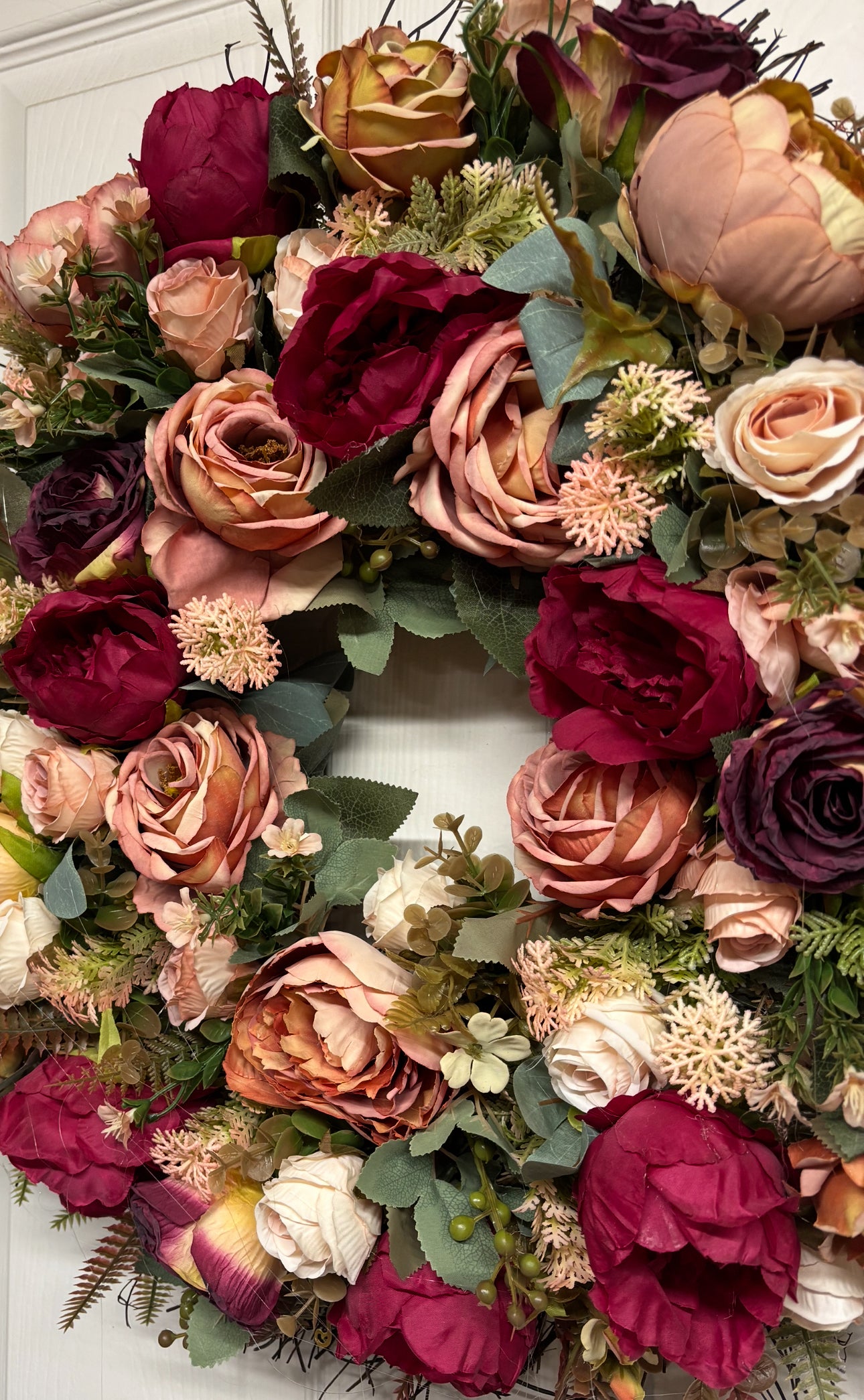 Burgundy Blush Free P&P