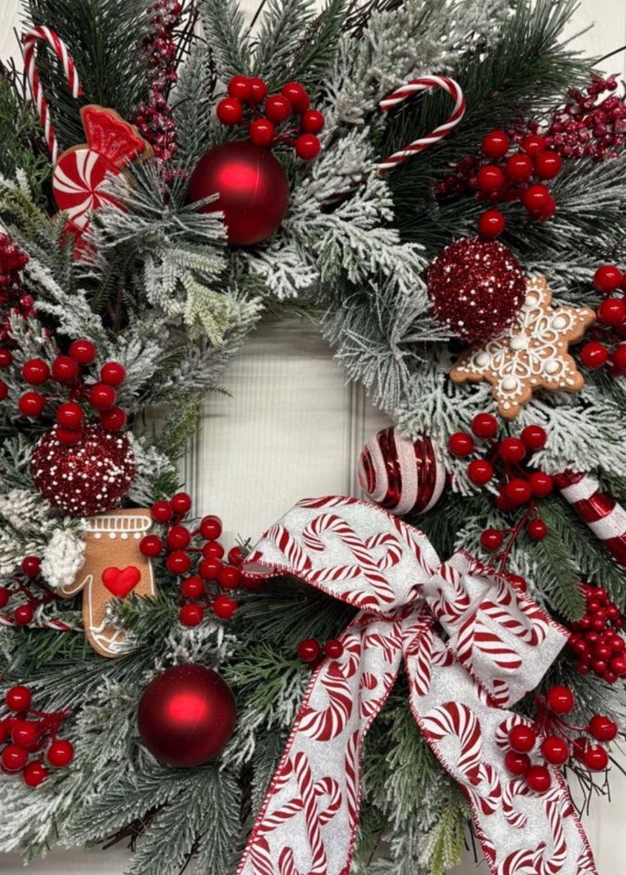 Gingerbread Wreath FREE P&P