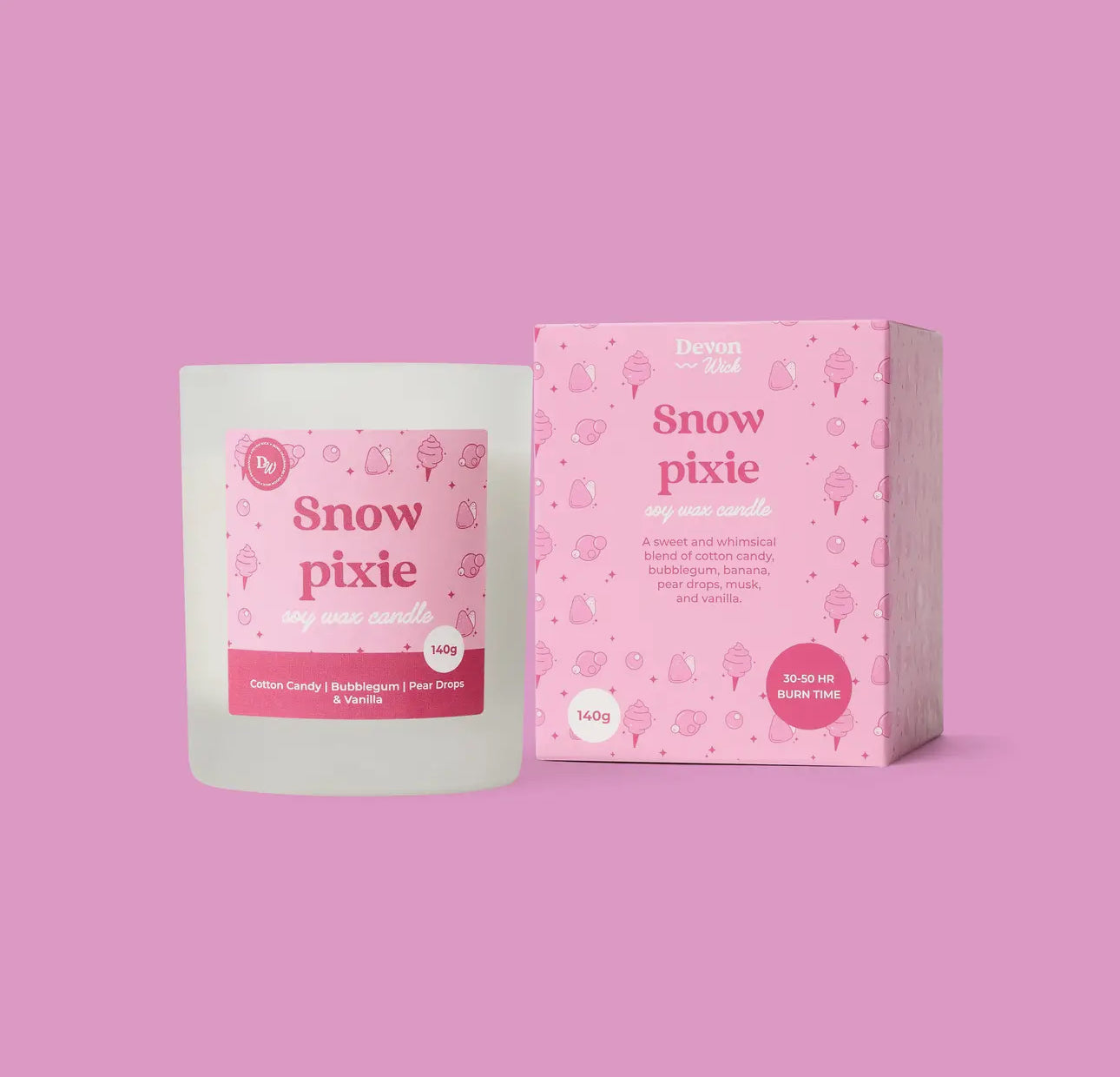 Devon Wick Snow pixie Soy Candle