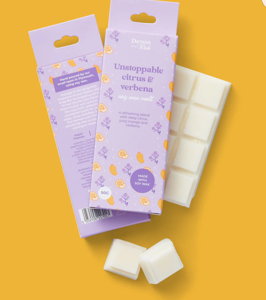 Devon wick unstoppable Citrus Snap bar