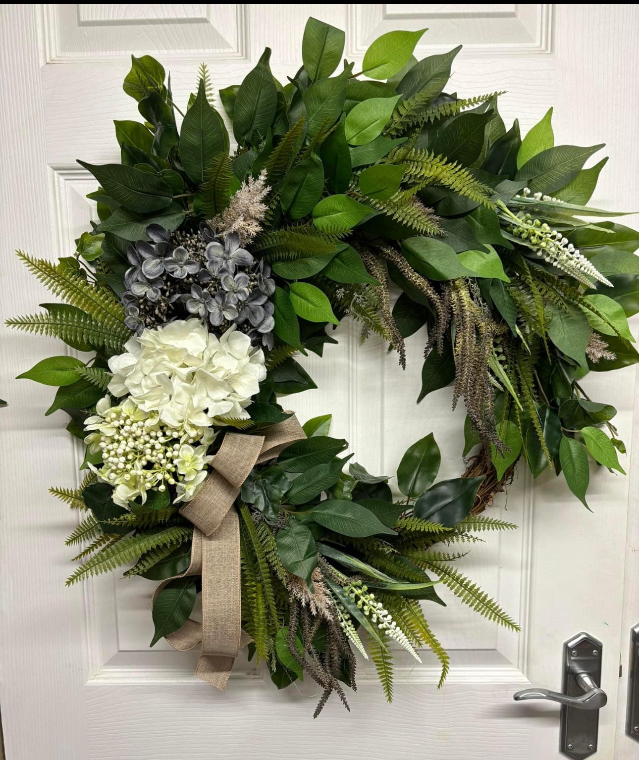 Moon shade Hydrangea wreath FREE P&P