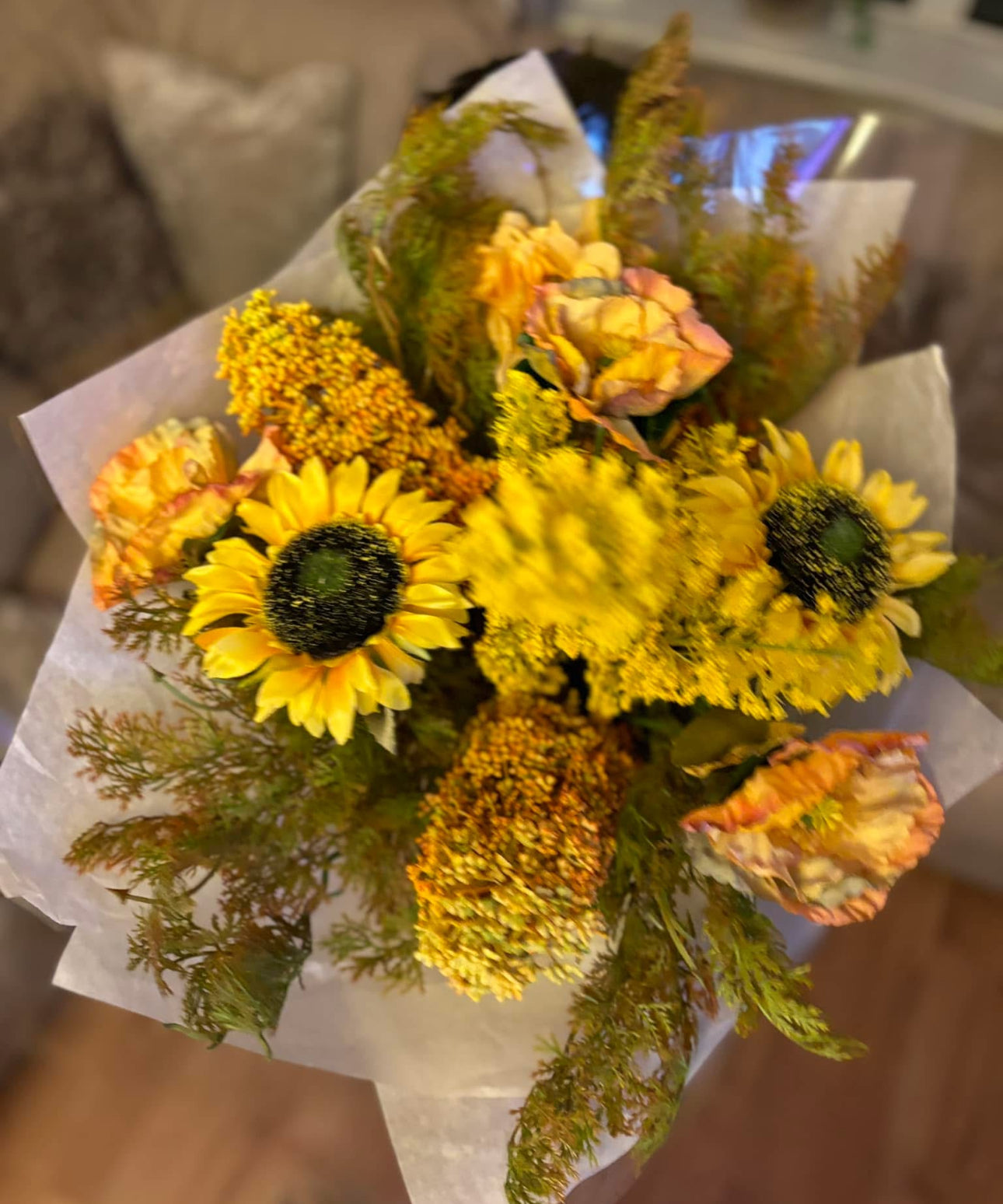 Floral Bouquet Sunflowers FREE P&P