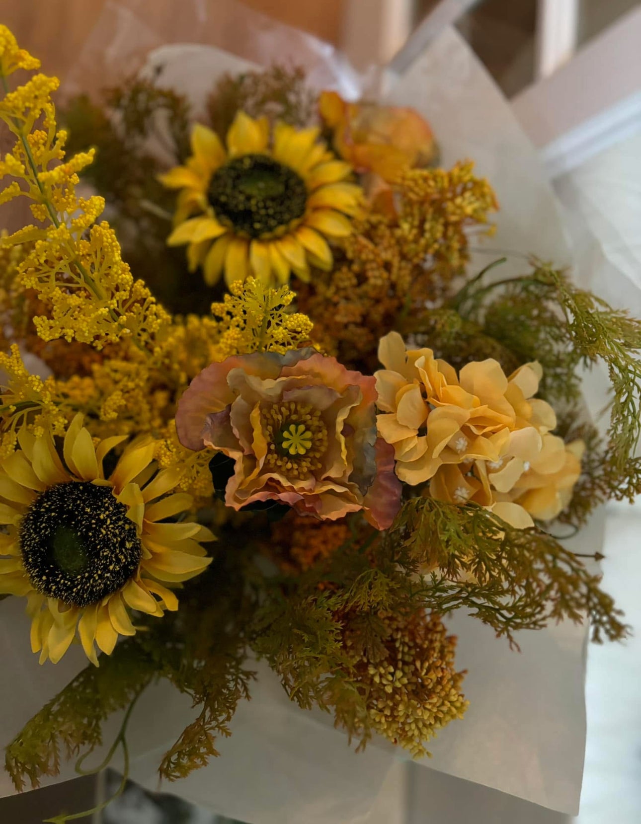 Floral Bouquet Sunflowers FREE P&P