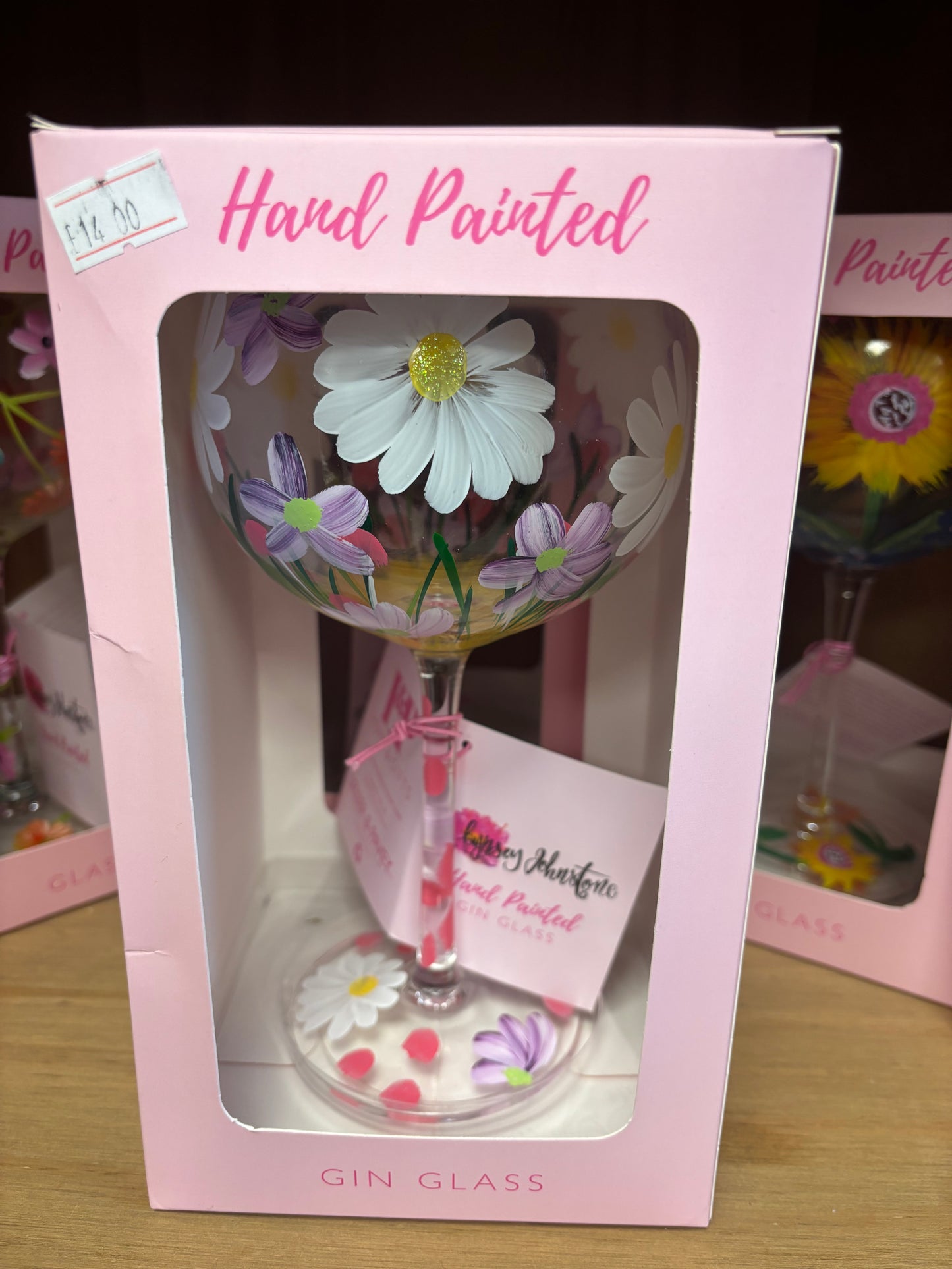 Hand painted Gin Glasses Various Designs