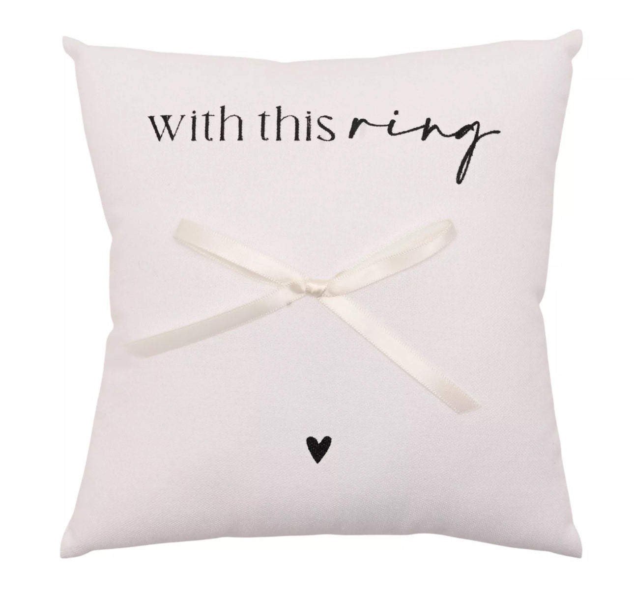 With This ring Cushion