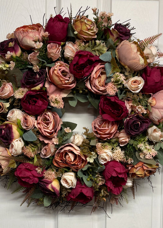 Burgundy Blush Free P&P