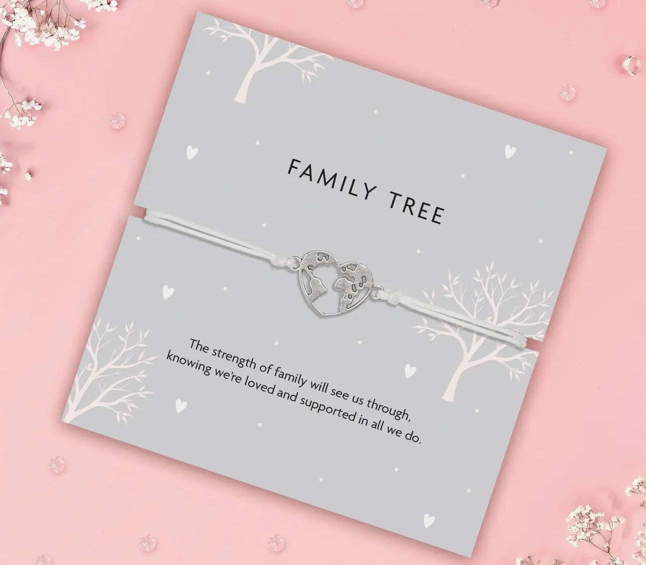 Letterbox Love Bracelet Family Tree Map