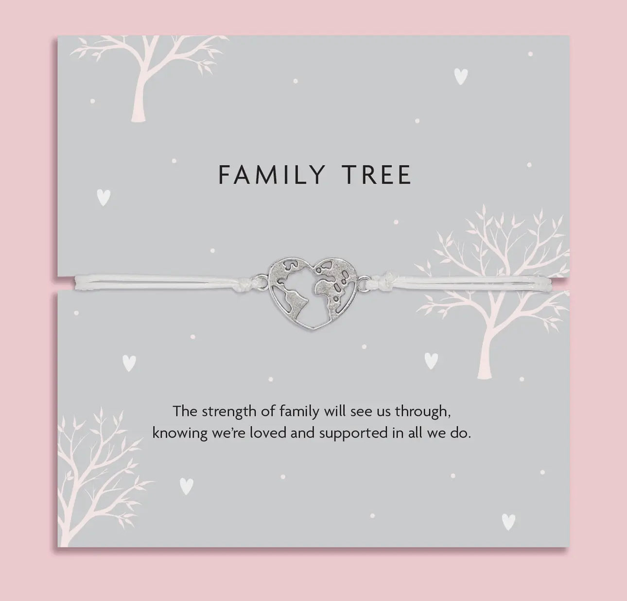 Letterbox Love Bracelet Family Tree Map