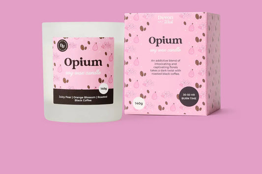 Devon wick Opium soy Candle