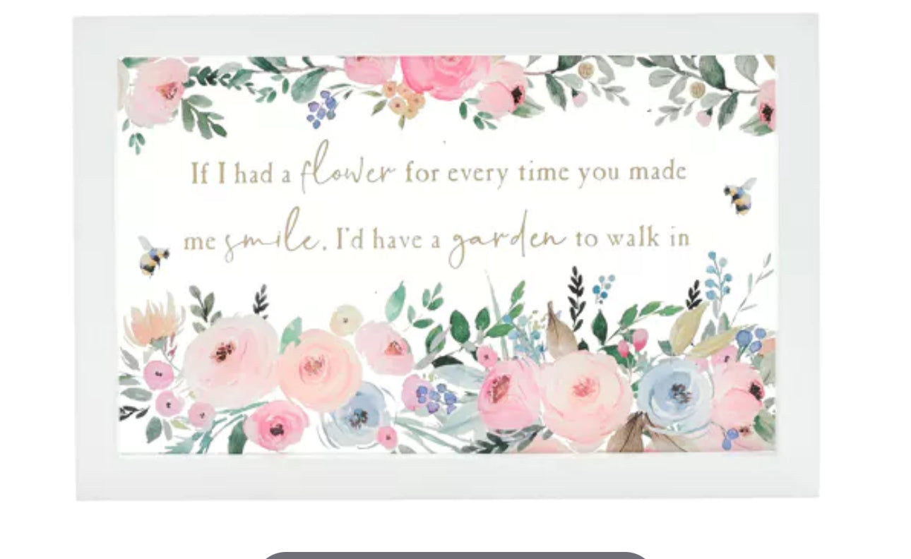 Flower Plaque