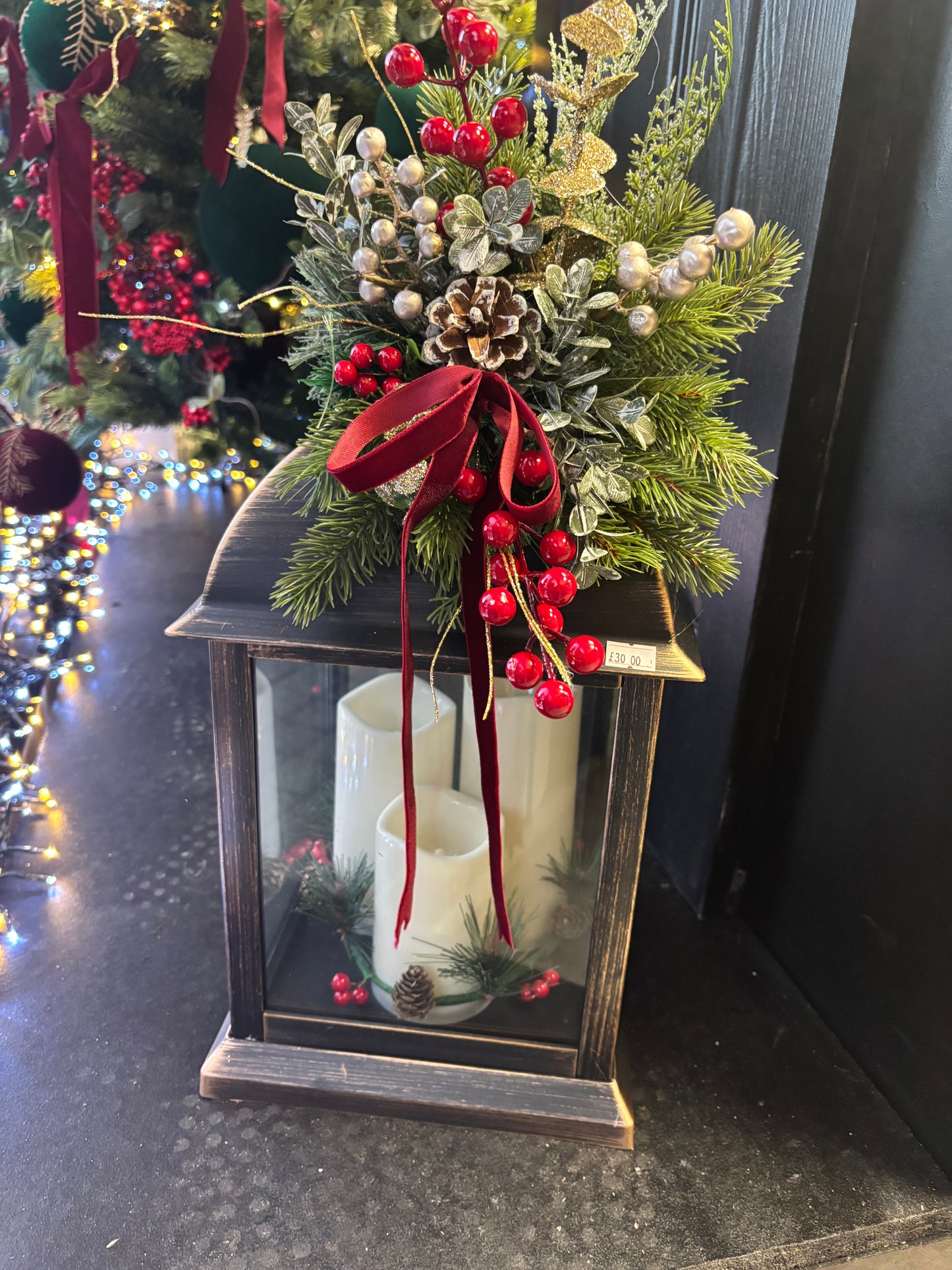 Bespoke red lantern free P&P