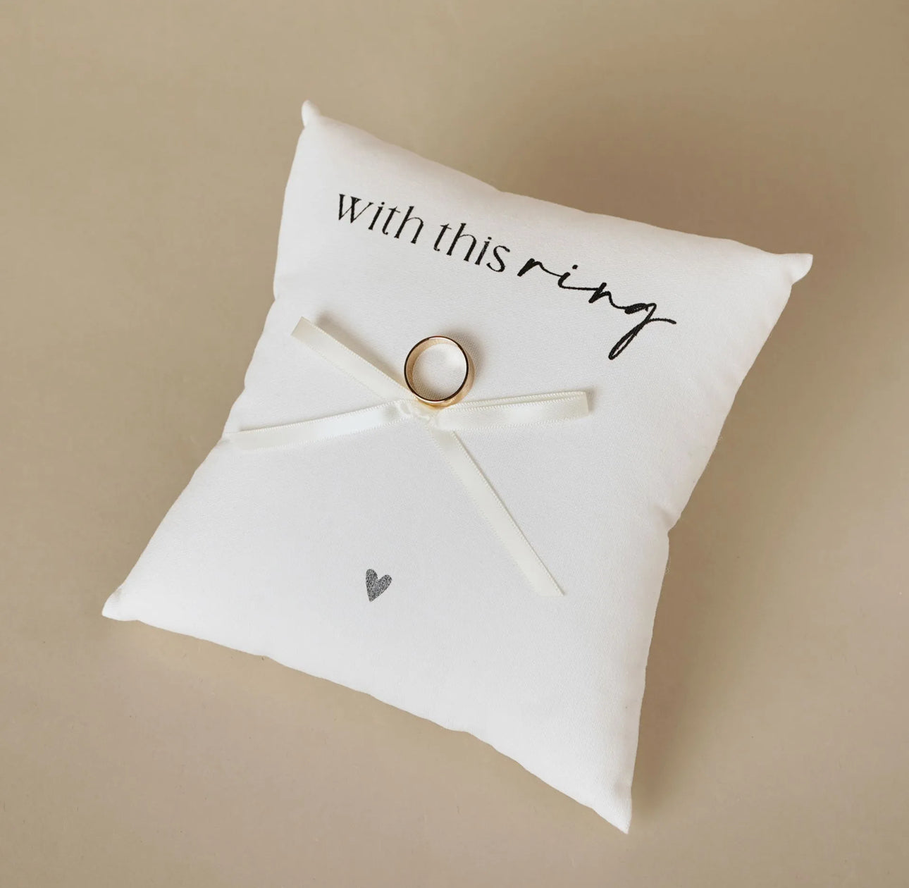 With This ring Cushion