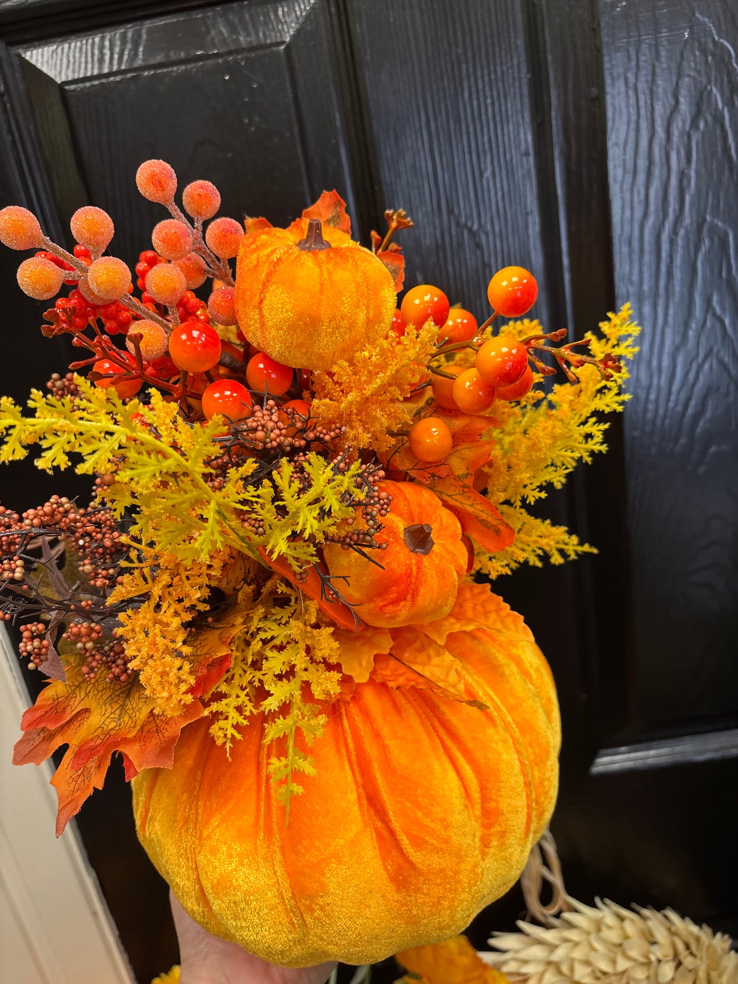 Floral Pumpkin Free P&P