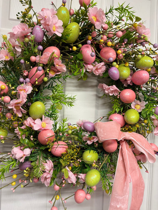 EGGTASTIC wreath FREE P&P
