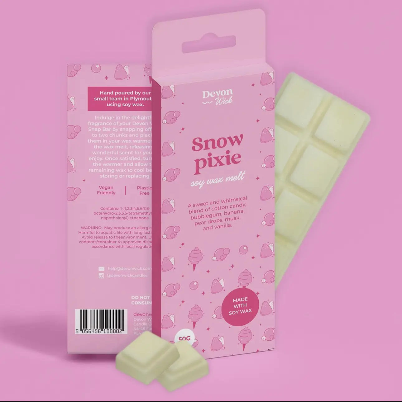 Devon Wick Snow Pixie Snap Bar