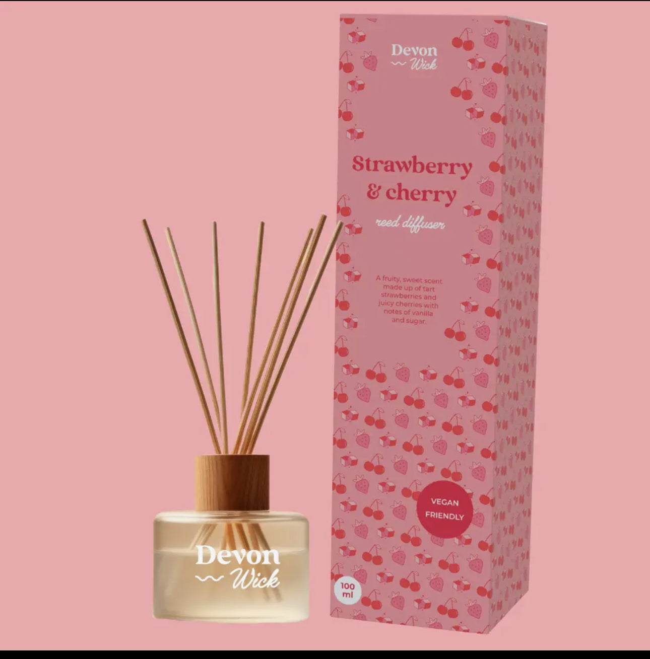 Devon Wick Strawberry and Cherry Reed Diffuser