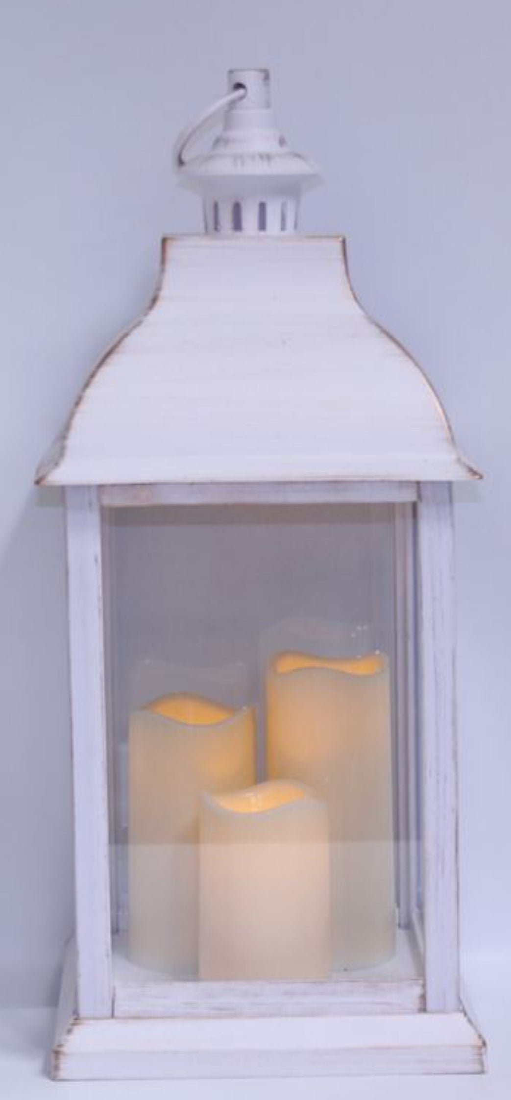 Gold brush Lanterns with Topper Free P&P