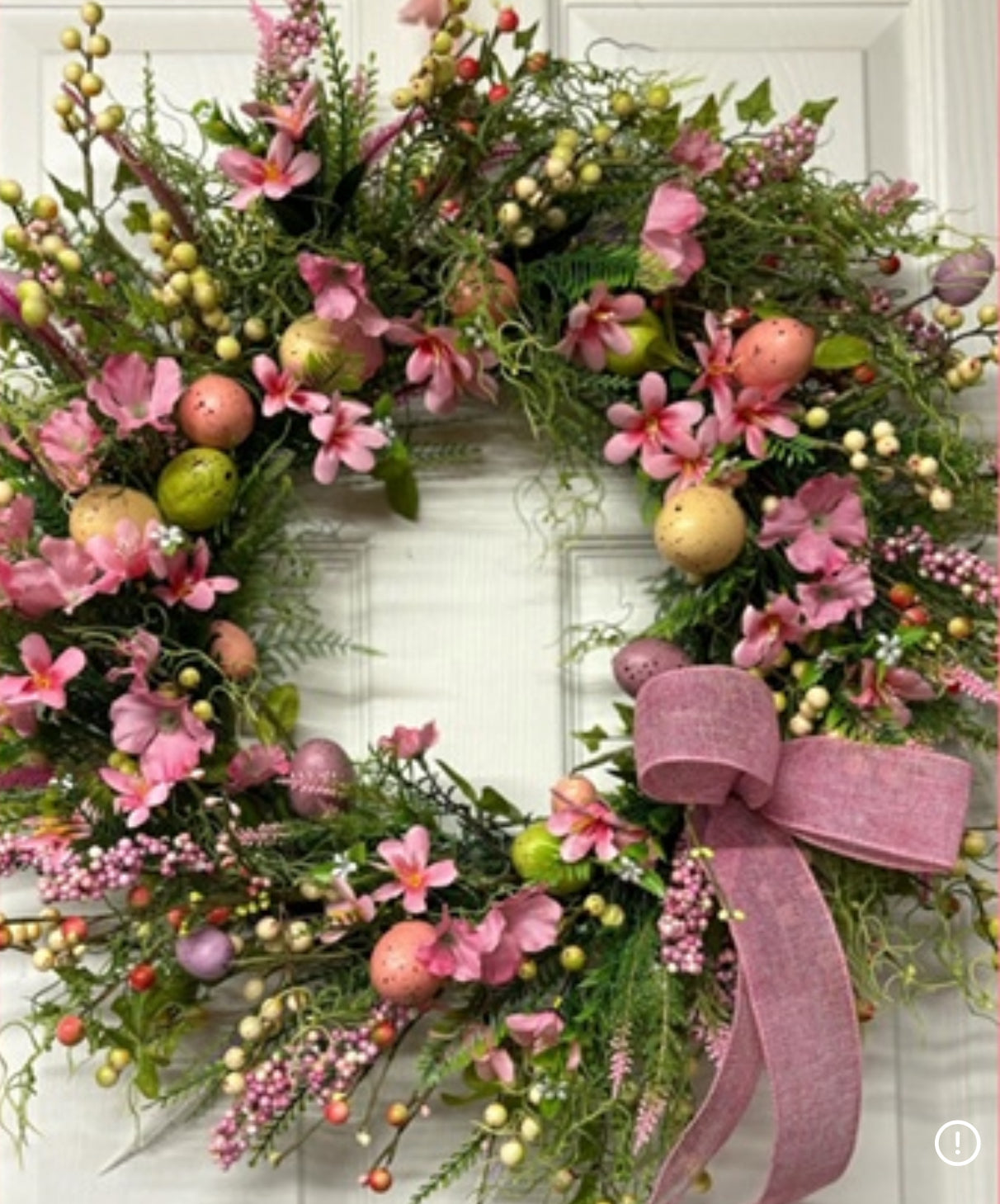 EGGTASTIC wreath FREE P&P