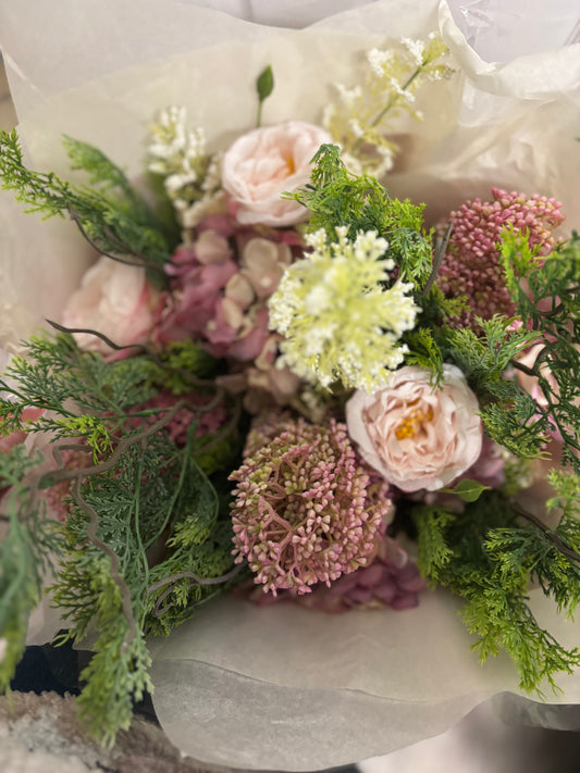 Pink Floral Arrangement Free Delivery