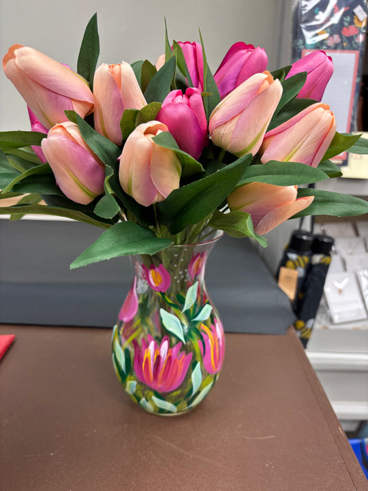 Lyndsey Johnston Hand Painted Vase