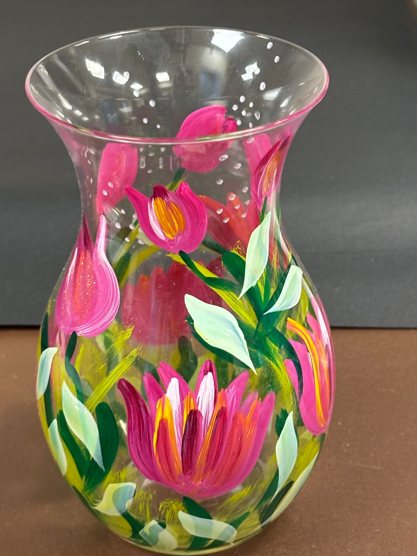 Lyndsey Johnston Hand Painted Vase