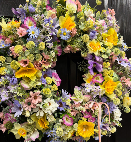 Beginnings floral wreath Free P&P