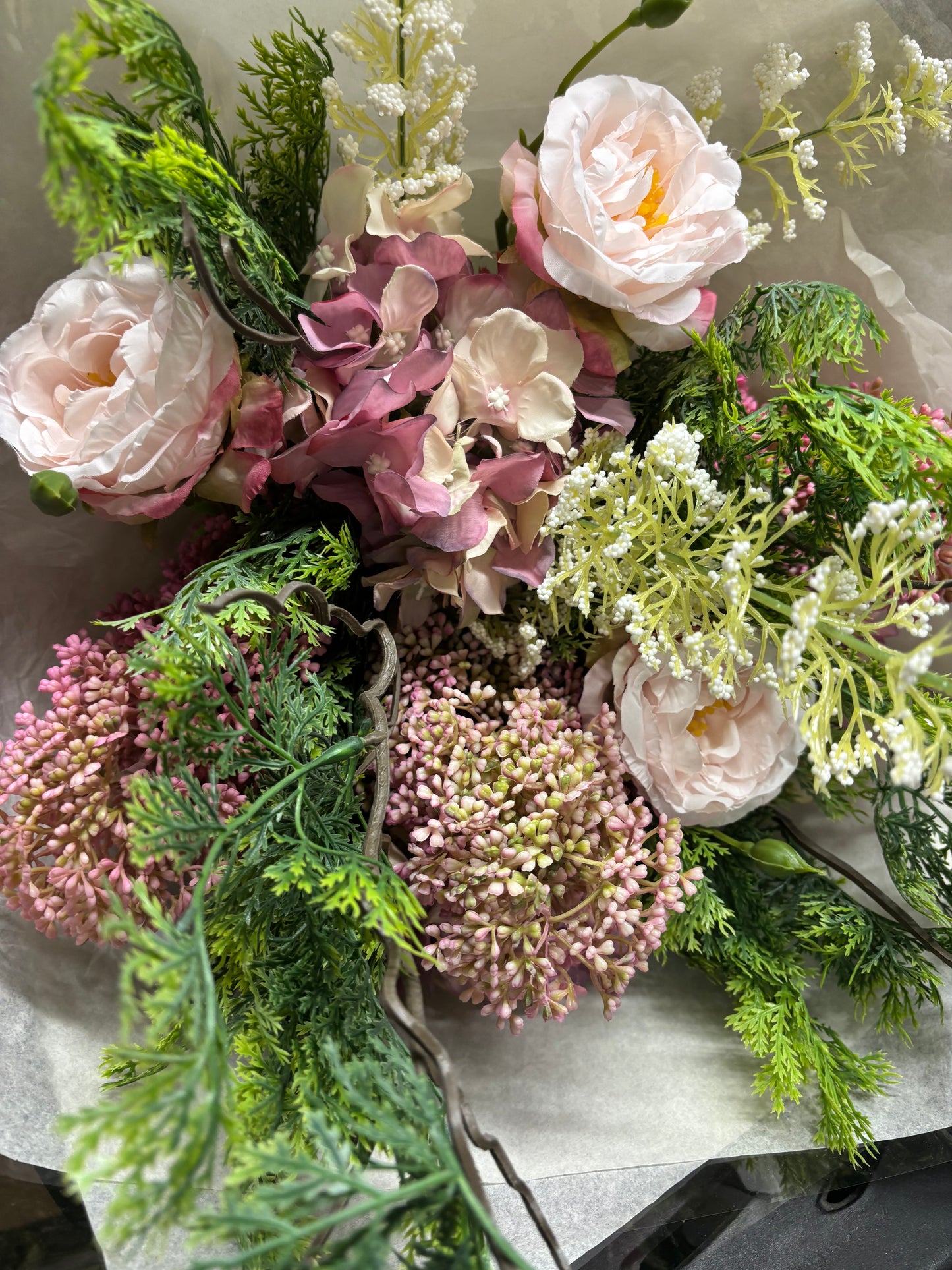 Pink Floral Arrangement Free Delivery
