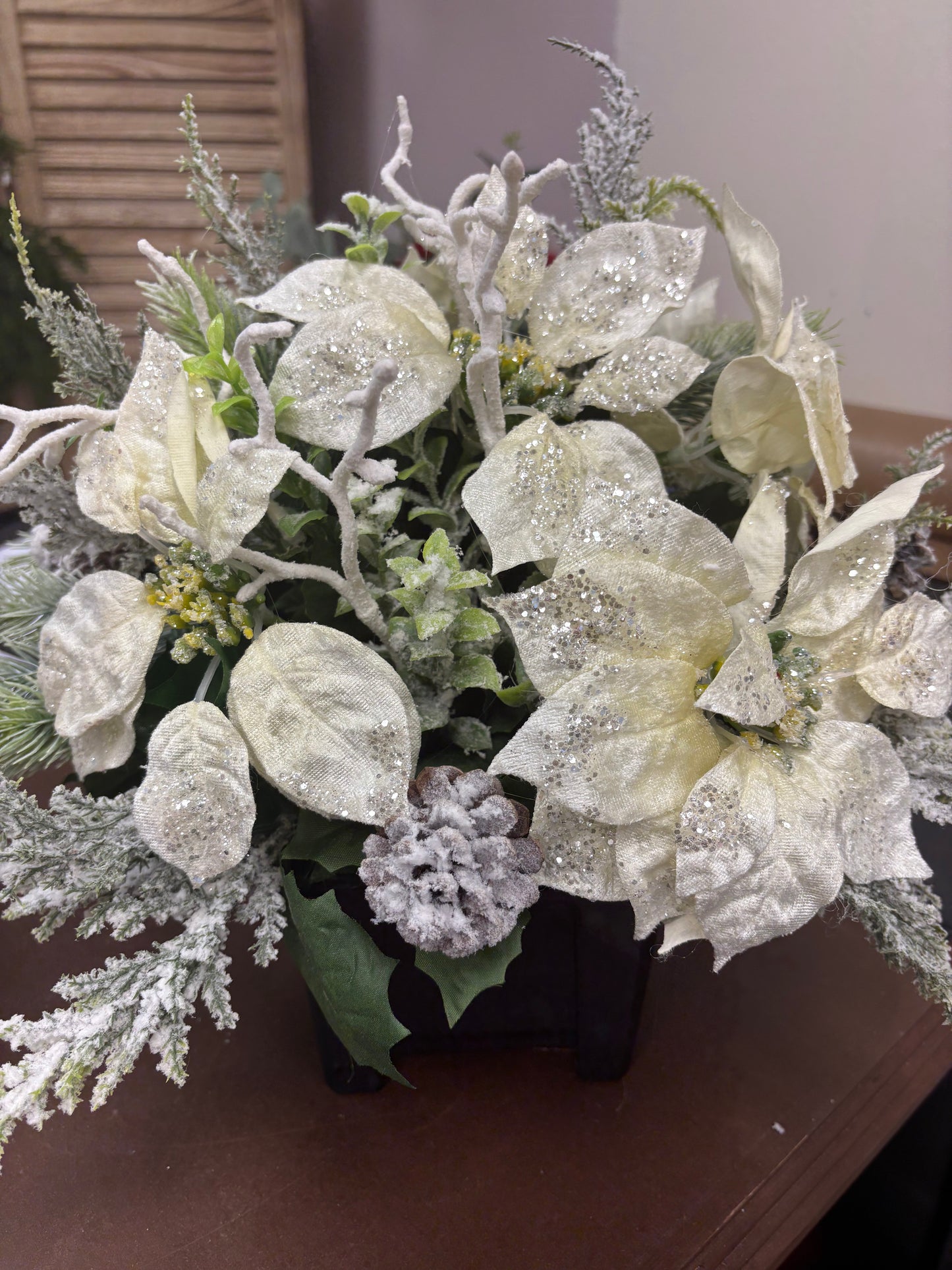 Christmas Grave Tribute Free P&P