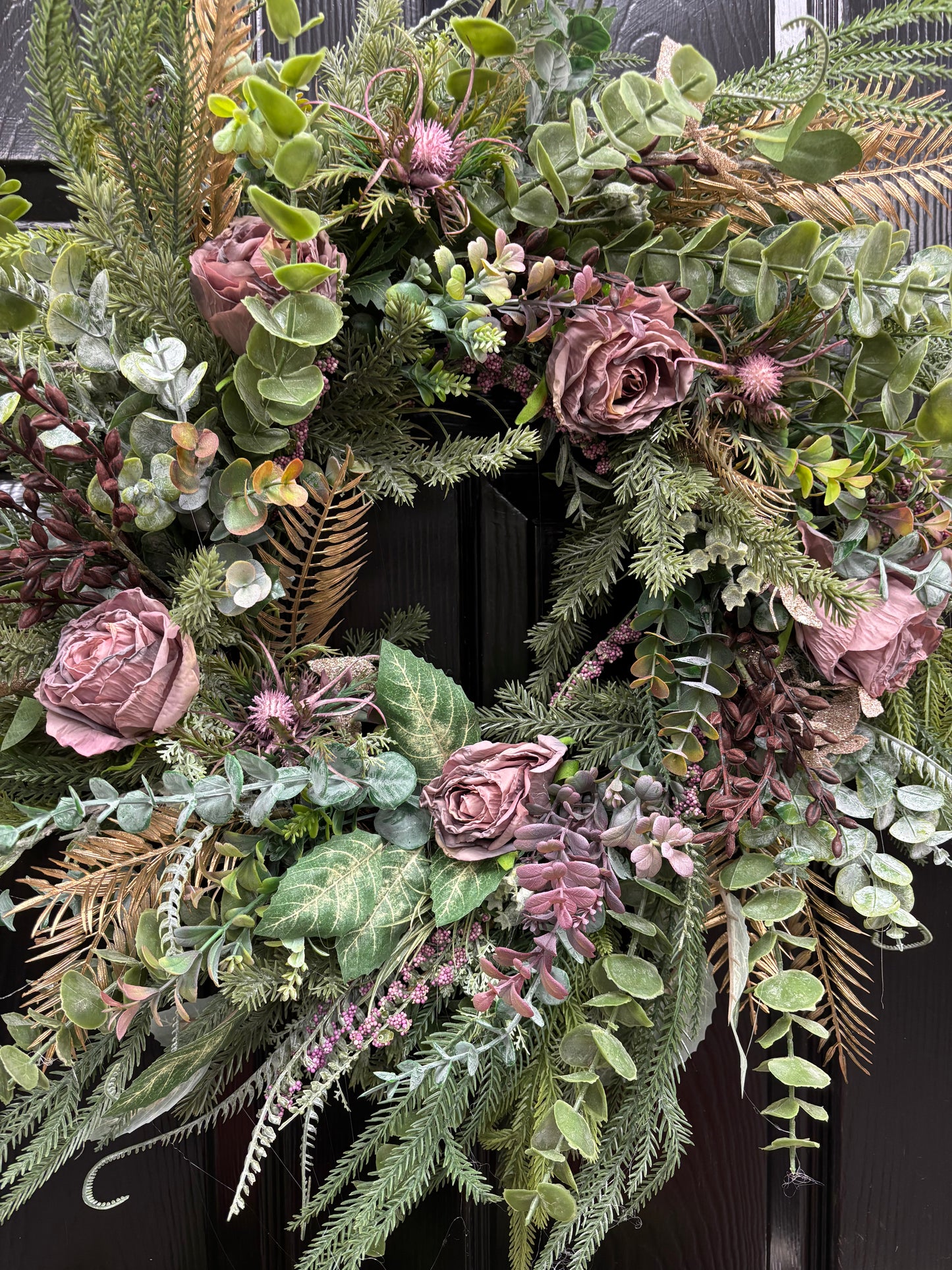 Rustic Botanical Wreath Free P&P Immediate Dispatch