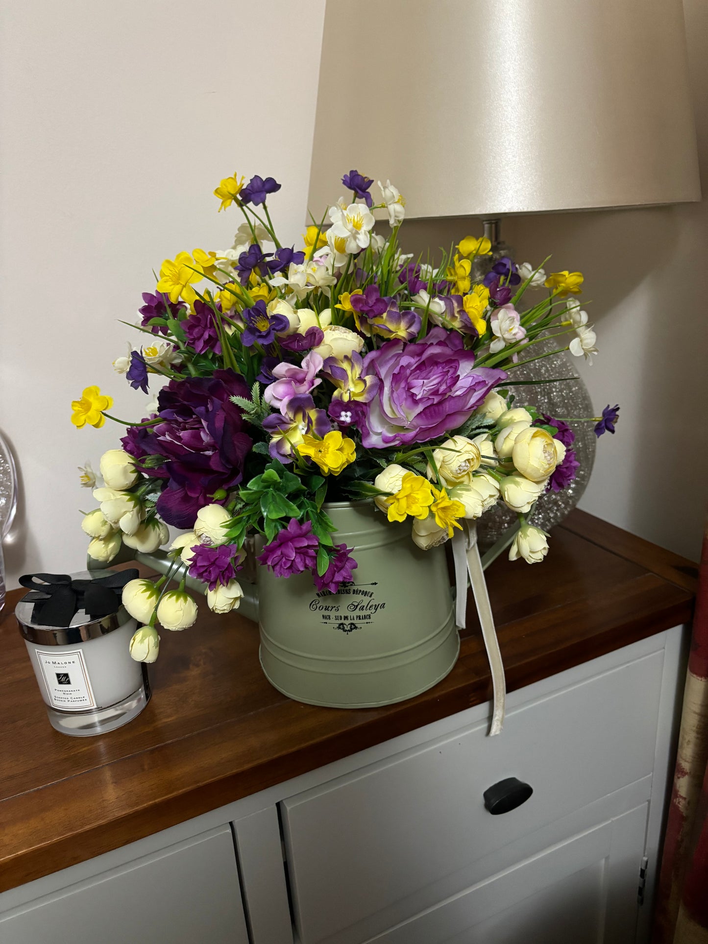 Floral Watering Can FREE P&P