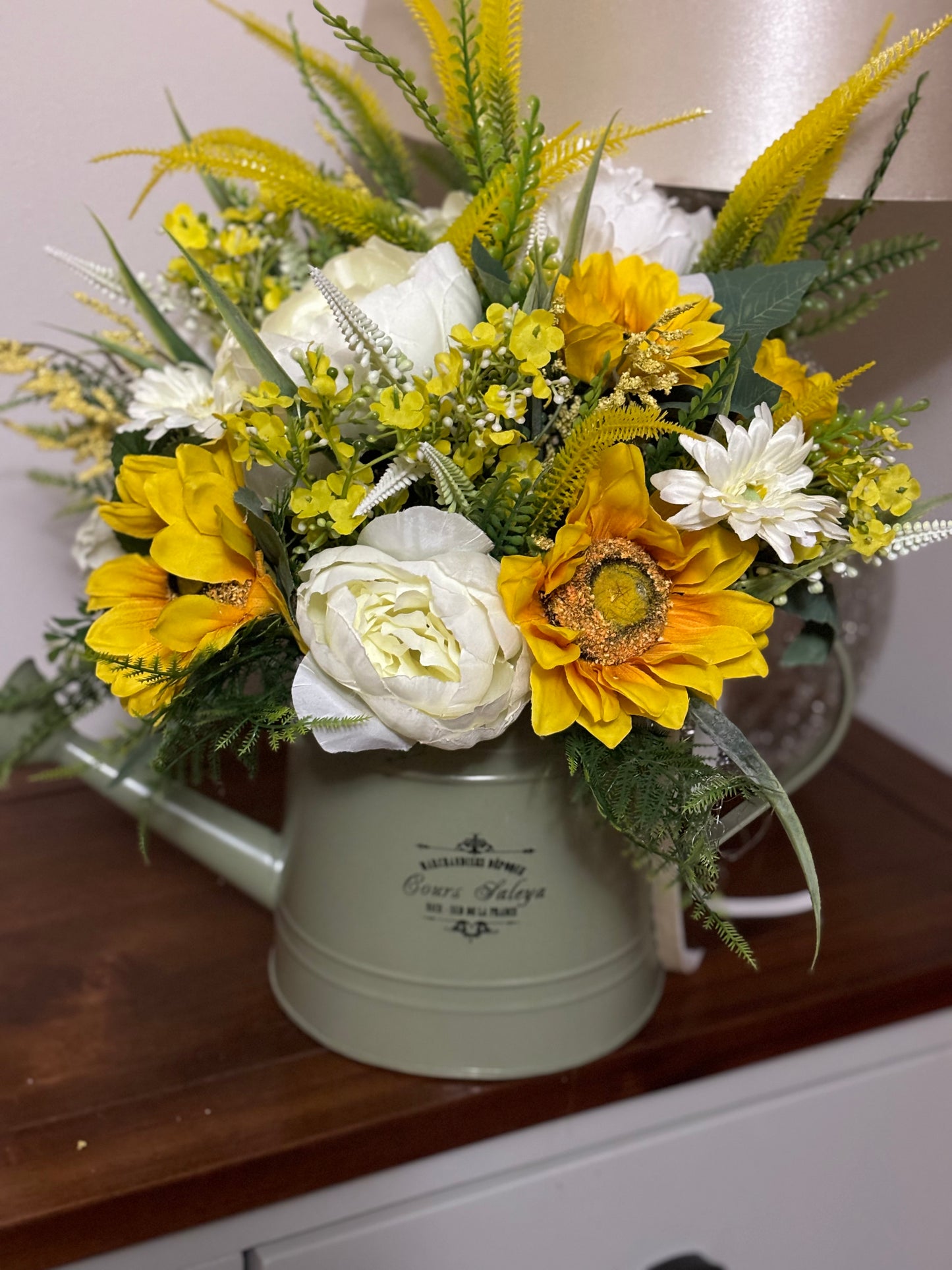 Floral Watering Can FREE P&P