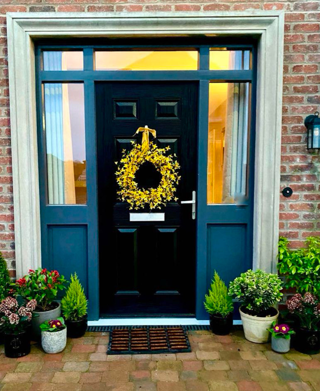 Forsythia Wreath FREE P&P